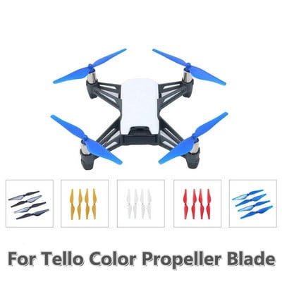 Kamera Dronai Propeleris Greitai Nuimamas Propeleris Keturkopterio Ventiliatoriaus Menčių priedai UAV Atsarginis Propeleris DJI Tello Drones 4PCS