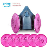 7502 2091 P100 Industry Work Mask 7 In 1 Suit Paint Dust Mask Respirator Spray Dust Respirator Filters for 3m 7502 Mask