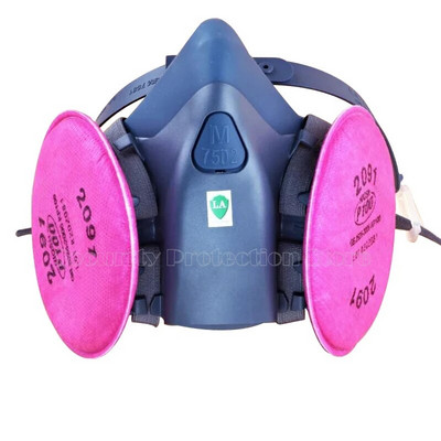 7502 2091 P100 Industry Work Mask 7 In 1 Suit Paint Dust Mask Respirator Spray Dust Respirator Filters for 3m 7502 Mask