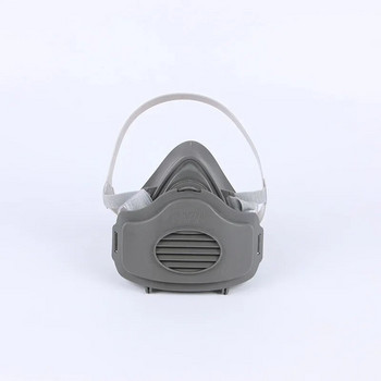 Защитна маска против прах 3200 Силиконова респираторна маска против частици, монтирана на главата Индустриална прахоустойчива