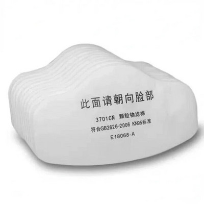 Biztonsági védelem Pormaszk 3200 Fejre szerelhető szilikon részecskementes légzőmaszk Ipari porálló