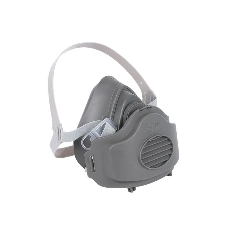 Biztonsági védelem Pormaszk 3200 Fejre szerelhető szilikon részecskementes légzőmaszk Ipari porálló