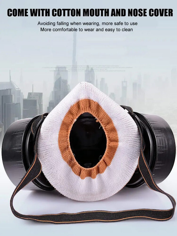 Dvostruki filtri Plin za prašinu Kemijski respirator Zaštitne naočale za rad Zaštitna maska Za industrijsko prskanje Bojanje Organska para