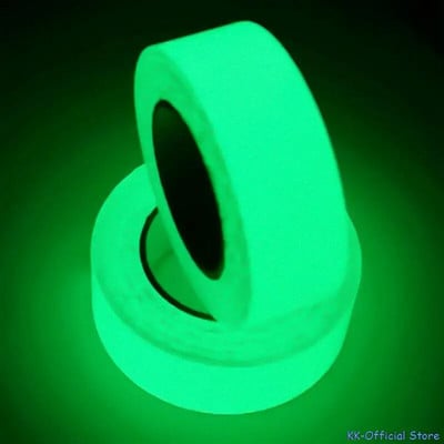 1PCS Luminous Tape Self-adhesive Night Vision Safety Warning Security Stage Home Decoration Fluorescent Tape