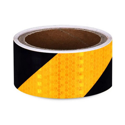 Daudzkrāsu atstarojošā lente 5x300cm automašīnu motociklu dekoru uzlīmes drošības zīmju brīdinājuma lente ūdensizturīga, izturīga slīpsvītras atstarotāja lente