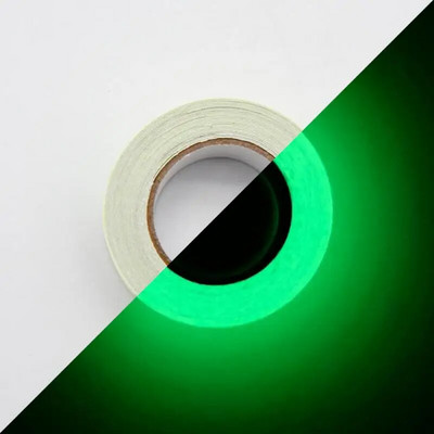 1-Fluinous Fluorescent Adhesive Glow In The Dark Self-Adhesive Glow Αυτοκόλλητο Προειδοποίηση φθορισμού