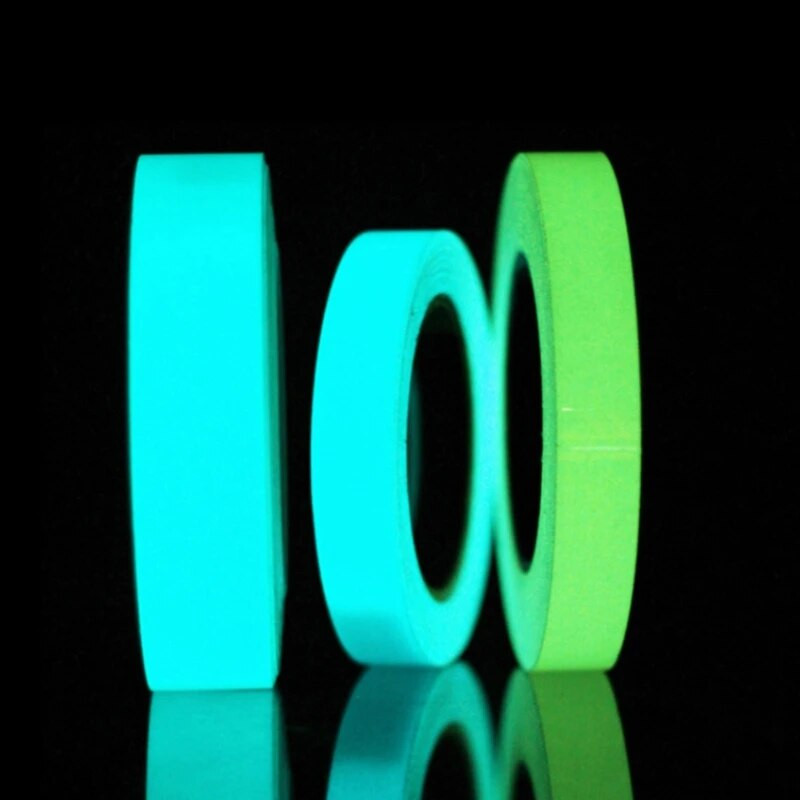 2024 m. Naujas Neoninis švytėjimas tamsoje Šviečianti apsauginė juosta, itin ryškiai atspari vandeniui, nuimamas fotoliuminescencinis apsauginis lipdukas