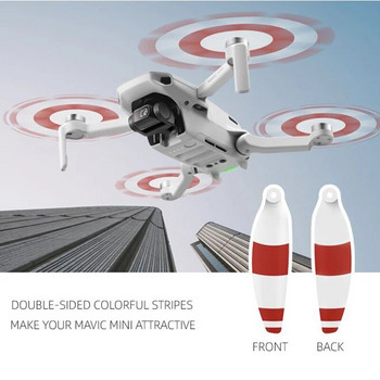 8 τεμάχια ανταλλακτικής προπέλας για DJI Mavic Mini Drone 4726 Ελαφρύ στηρίγματα Blade Wing Fans Αξεσουάρ ανταλλακτικών κιτ βιδών
