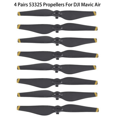 2 чифта/4 чифта 8 бр. 5332s за витла DJI Mavic Air Propeller Нож за лопатки за DJI Mavic Air Drone Аксесоари