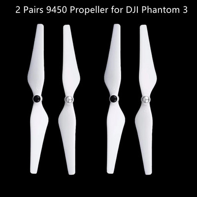 2 чифта Quick Release 9450 Propeller Props за DJI Phantom 3 Phantom 2 3A 3P 3S Camera Drone Blades Самозаключващи се части