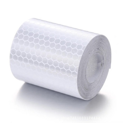 5 cm * 300 cm automobilio šviesą atspindinti juosta, saugos įspėjimas apie automobilio puošmeną, lipdukas, atšvaitas, apsauginė juosta, juostelė, juostelė, automobilių motociklo lipdukas