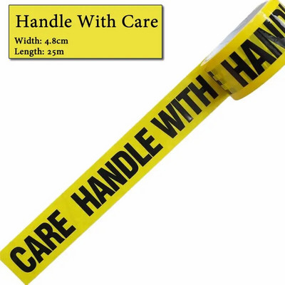 1/rull 48mm*25m Hoiatussildid Parkimine Keelatud Käed eemal Tööohutus Kleebis Opp Teibid DIY kleebis laotehase koolile