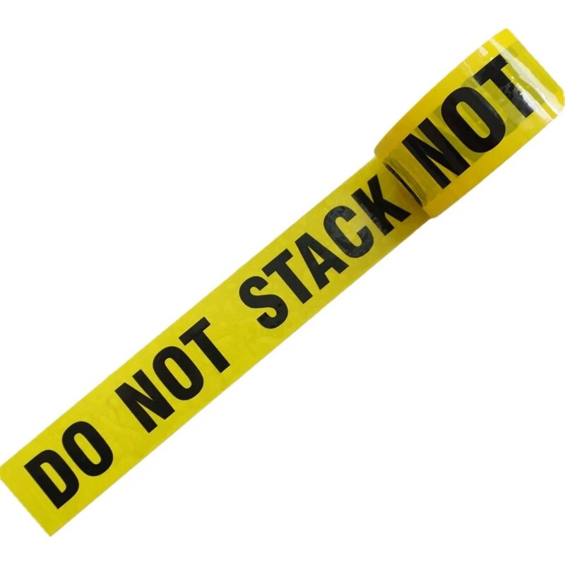 1/rola 48 mm * 25 m trake sa znakovima upozorenja Zabranjeno parkiranje Ruke dalje od posla Sigurnosne ljepljive Opp trake DIY naljepnica za skladište tvornica škola