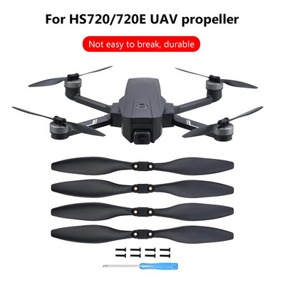 Drone szárnyventilátorok propeller támaszok lapátkészletek alkatrészei Holy Stone HS720/720E számára