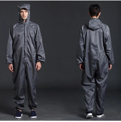 Overallok Légáteresztő Biztonsági Ruházat Munkavégzés Porálló antisztatikus Szórófesték Ruhák Egészségügyi Védő Jumpsuit Hazmat Zip Suit