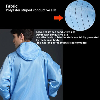 Ολόσωμες φόρμες Unisex Ρούχα ασφαλείας που αναπνέουν με προστασία από τη σκόνη Ρούχα εργασίας Υγειονομική προστασία Ολόσωμη φόρμα Hazmat με φερμουάρ