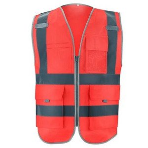 SFvest Safety Šviesą atspindinti liemenė vyrų saugos darbo apranga darbo liemenė įrankių kišenės geltona mėlyna liemenė nemokamas pristatymas