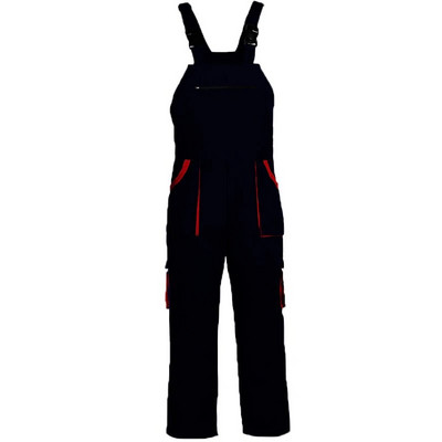 Kombinezonai su antkrūtiniu, vyriški, moteriški, darbiniai drabužiai, didesnio dydžio apsauginiai kombinezonai, juostelės, kombinezonas, kelios kišenės, vienodos rankovės krovininės kelnės