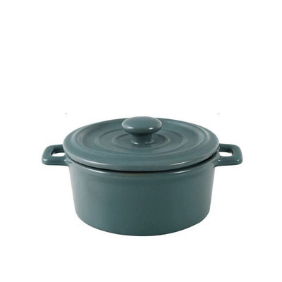 Keraminis sriubos puodas Puodas kūdikių maistui garuose virtas dubuo su dangteliu puodas sriubai virtuvės troškinimo puodas dubuo Virimo indai