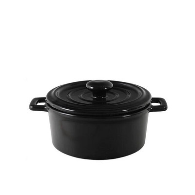 Keramička zdjelica za desert Mini zdjela za juhu Posuda za dječju hranu kuhana na pari Lonac s poklopcem Kuhinjska posuda za lonac Posuđe za kuhanje