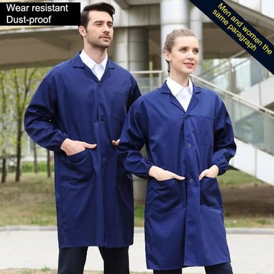 Мъже Жени Работно облекло Прахоустойчиво Склад Лаборатория Работно облекло Унисекс Работилница Износоустойчиво защитно облекло