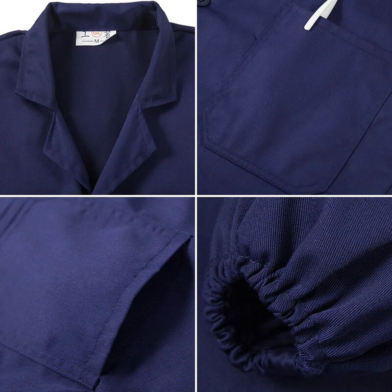 Vyrų Moterų Darbo Apranga Dulkėms atspari Sandėlis Laboratoriniai Darbo Drabužiai Unisex Seminaras Dėvėjimui atsparūs apsauginiai drabužiai