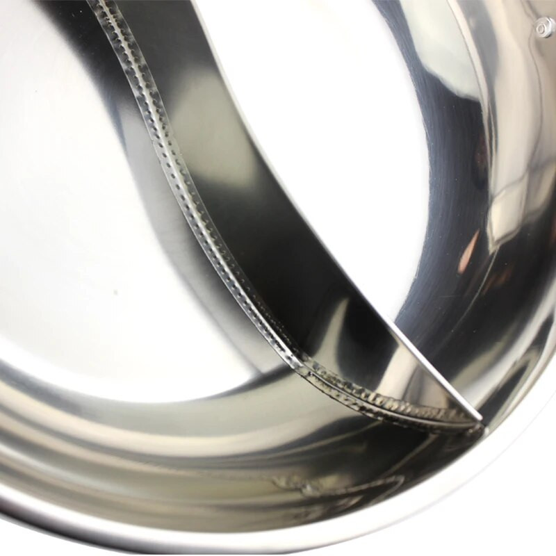 32 cm nerūdijančio plieno fondu sriubos puodas Puodas Puodas Puodas 5 litrų inox karštas puodas 2 tinklelio sriuba 2 ilgi šaukštai