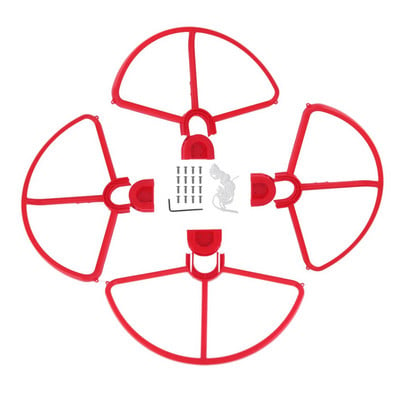 4 tk Propelleri kaitsekate Lennuohutus 360 kaitse Vastupidav kerge rõngas kiirvabastusega tera, mis sobib DJI Phantom 3 SE jaoks