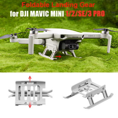 Drón összecsukható futómű DJI Mavic Mini 1 2 SE gyorskioldó magassághosszabbító lábhoz DJI MINI 3 PRO Protector tartozékokhoz