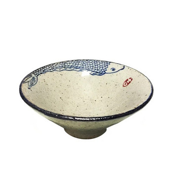 70ml Vintage ζωγραφισμένα στο χέρι Ιαπωνικά φλιτζάνια αγγειοπλαστικής ψαριού Σετ φλιτζάνι τσαγιού Teaware καπέλο αιχμηρό μπολ για κούπες τσαγιού τελετής τσαγιού