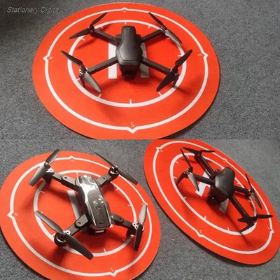 New 40/50/60cm Drone Landing Cushion Foldable Felt UAV Fall-off Buffer Pads Waterproof Lightweight Outdoor Toy Accessories UAV