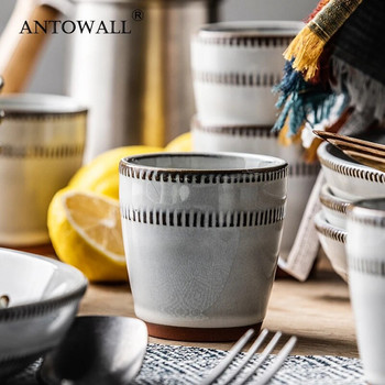 ANTOWALL Чаша за чай 2021 г. НОВА Керамична чаша за кафе 160 ml Чаши за чай, остъклена в пещ чаша за вода