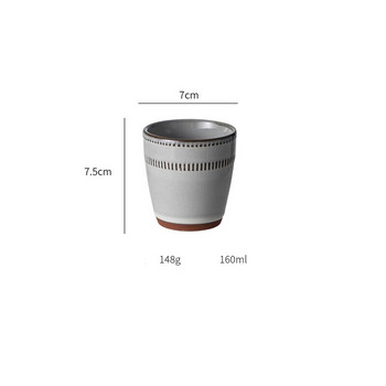 Φλιτζάνι τσαγιού ANTOWALL 2021 ΝΕΟ Κεραμικό φλιτζάνι καφέ 160 ml Φλιτζάνια τσαγιού Kiln Glazed Water Cup