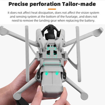 Πτυσσόμενο εργαλείο προσγείωσης για DJI MINI 3/3 PRO Drone Height Extender Long Leg Foot Stand Αξεσουάρ προστασίας Gimbal Quick Release