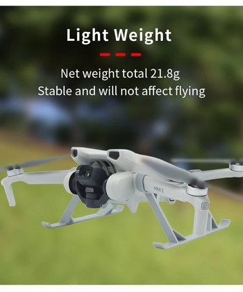 Εξοπλισμός προσγείωσης για Mini 3 Pro/Mini 3 Γρήγορη συναρμολόγηση τριπόδου 25 mm για αξεσουάρ Drone DJI Mini 4 Pro