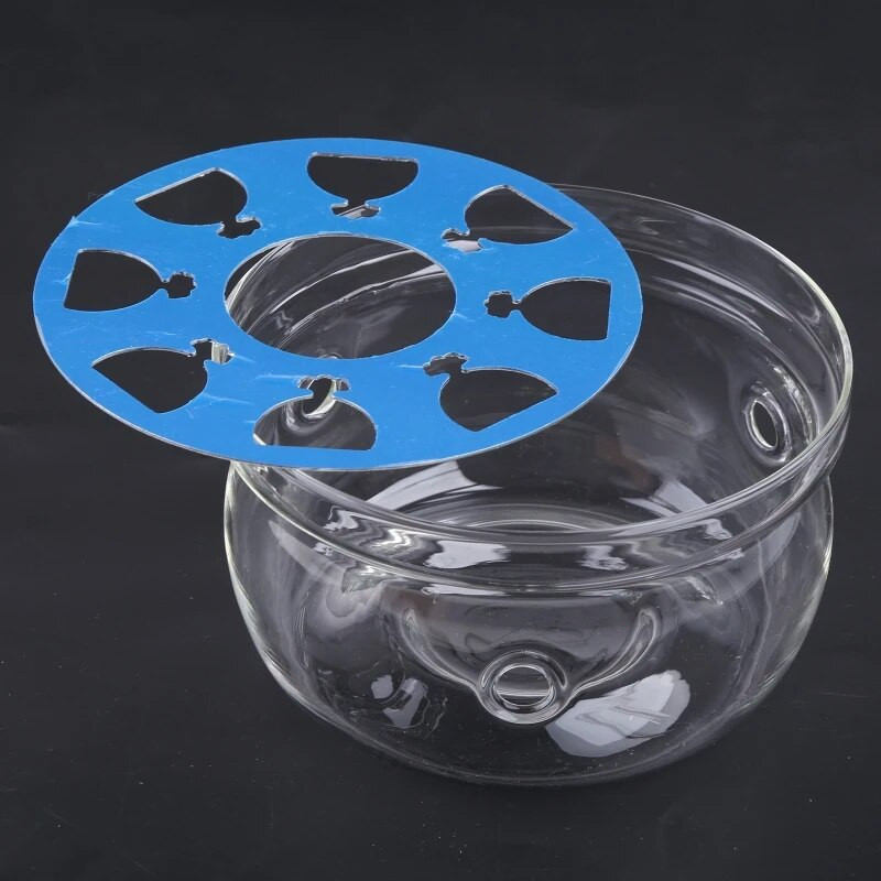 Stiklinis arbatos šildytuvas Universalus arbatinuko šildytuvas Retro žvakių laikiklis Šildymo arbatos įrankis namams, biurui ir arbatos mėgėjams