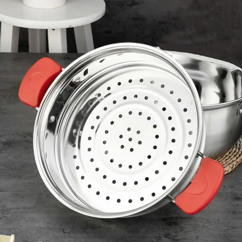 Sriubos puodo garintuvas nerūdijančio plieno vieno sluoksnio dviejų sluoksnių garintuvas Pieno puodo košė Hot Pot Stew