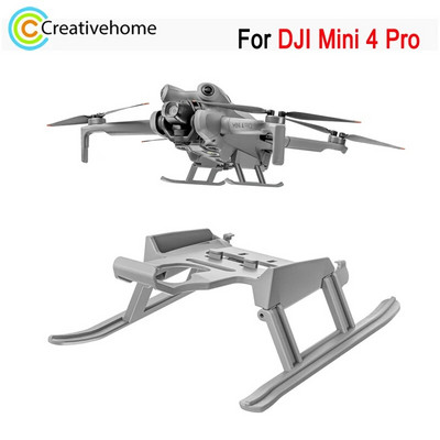 За DJI Mini 4 Pro Landing Gear Folding Anti-fall Anti-dirt Heightened Training Rack Аксесоари за DJI Drone Heightening Stand