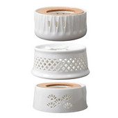 Sveces tējkannas sildītāja izolācijas pamatnes trauks Izmantojiet tējkannas siltuma rīku Ar rokām izgatavots tējkannas sildītāja pamatnes turētājs