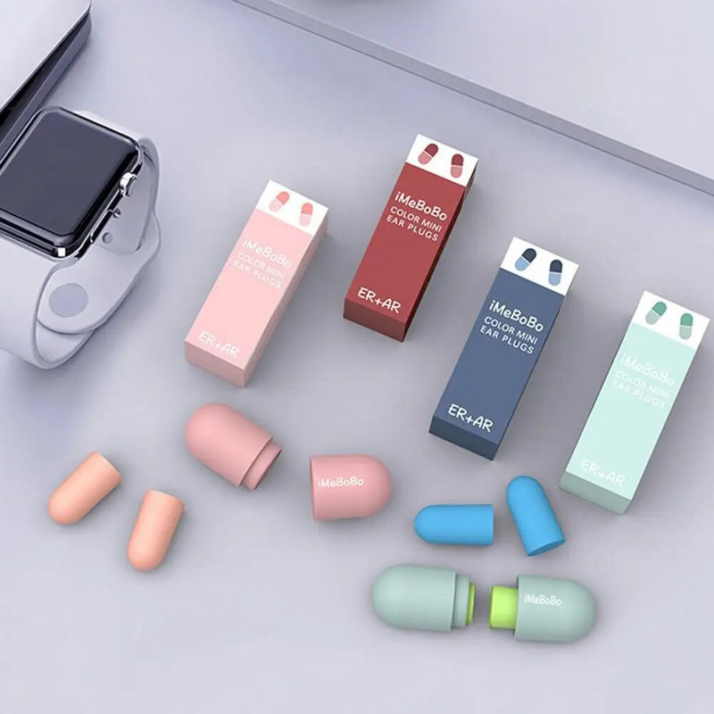 Kapsel-kõrvatropid Helikindlad kõrvatropid Kõrvatropid magamiseks Spetsiaalne vaigistus, pehme aeglase tagasilöögiga müravastane kaitse kõrvatropp