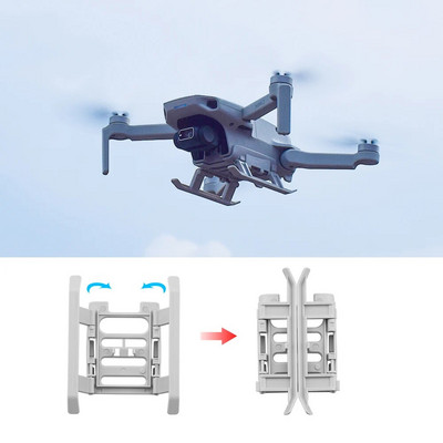Tren de aterizare pentru dronă DJI Mavic Mini/2/SE/Mini 3 Pro cu eliberare rapidă, extensie de înălțime pliabilă, accesoriu de protecție pentru picior lung