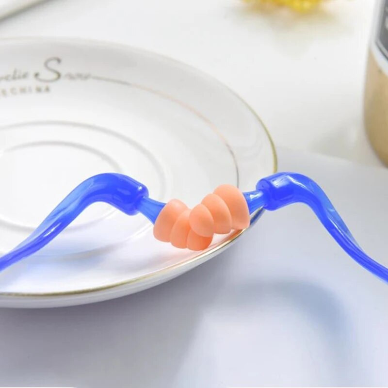 Zajcsökkentő füldugók illeszkednek a Cochlea füldugókhoz kb. 3 db 1,3 cm-es zajvédő felszerelés Szilikon füldugók füldugók