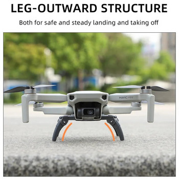 Απορρόφηση κραδασμών Spider Landing Gears for DJI Mavic Mini 2 / SE / MINI 1 Drone Foldable Extension Legs Protective stand Support