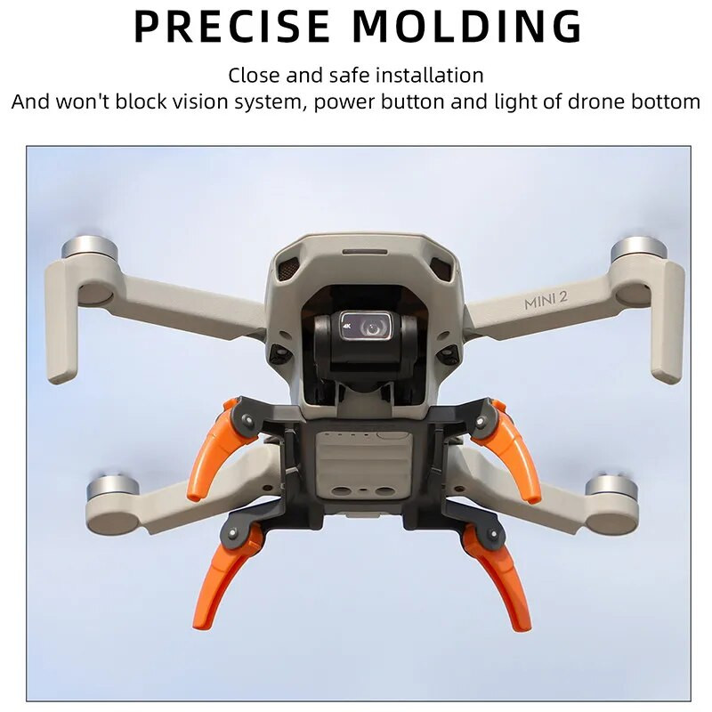 Paukovi stajni trapovi za amortizaciju udaraca za DJI Mavic Mini 2 / SE / MINI 1 Drone, sklopive produžne noge, zaštitna potpora za postolje