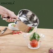 Lonci od nehrđajućeg čelika 304 Neprianjajući mali lonac za mlijeko s dugom ručkom Kuhinjska kuhala Kuhinjska kuhala s vrućim mlijekom Kuhani rezanci