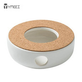 YMEEI baltas karščiui atsparus arbatinuko šildytuvo izoliacijos pagrindas, buitinis kavos verdantis vanduo, žvakių laikiklis arbatos priedai