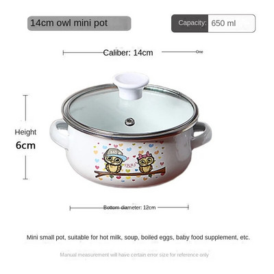 Emalio dubuo, sriubos puodas, pieno puodas