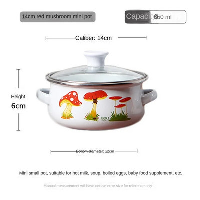 Emalio dubuo, sriubos puodas, pieno puodas