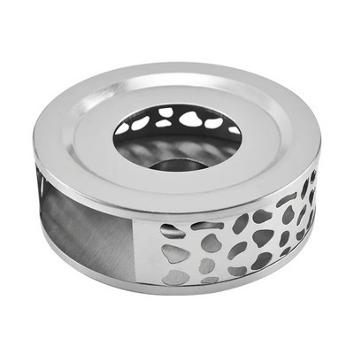 Nešiojamas šildytuvo arbatos laikiklis Patvarus nerūdijančio plieno žvakių šildytuvas arbatos lempos laikiklis Kavos šildytuvo arbatinuko šildymo pagrindas