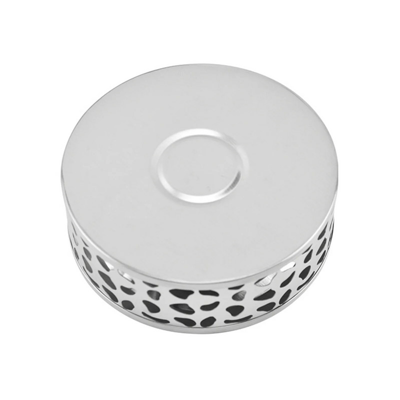 Nešiojamas šildytuvo arbatos laikiklis Patvarus nerūdijančio plieno žvakių šildytuvas arbatos lempos laikiklis Kavos šildytuvo arbatinuko šildymo pagrindas